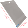 Bolsa Solapa Adhesiva Hueco Exhibidor 9.5x9.5cm 100 Und Brilllante