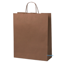 60 Bolsas Papel Kraft 120 Gr 37x28x10 Cm Biodegradable Ecologicas