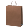 60 Bolsas Papel Kraft 120 Gr 37x28x10 Cm Biodegradable Ecologicas
