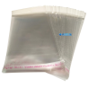 Bolsa Solapa Adhesiva Hueco Exhibidor 8.5x15.5 Cm 100 Und Brillantes
