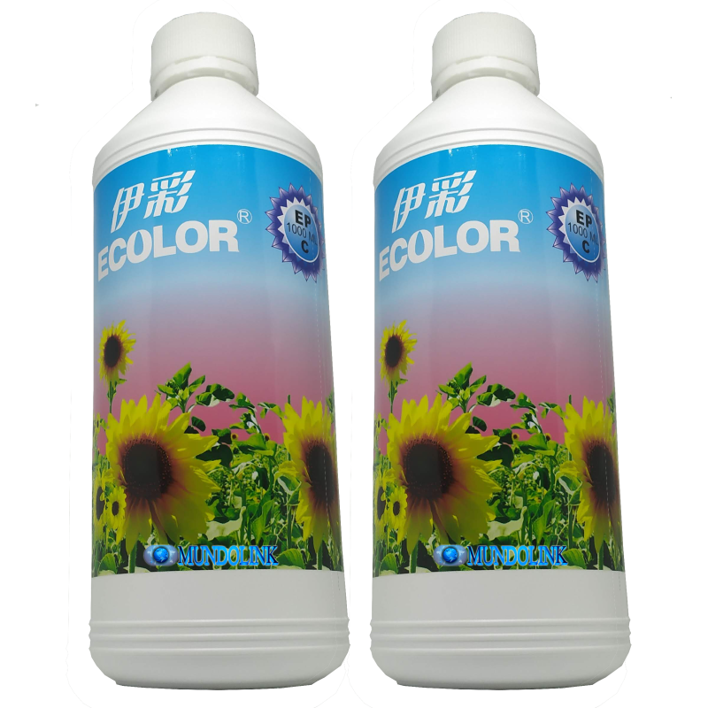 2 Litros Tinta Ecolor Impresora Inyección Ciss Sistema Continua