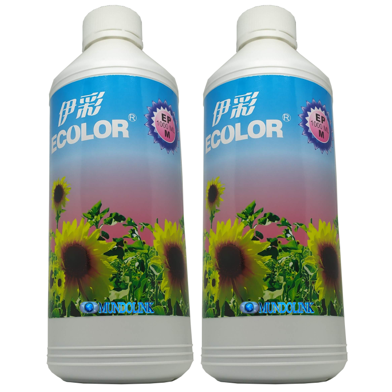2 Litros Tinta Ecolor Impresora Inyección Ciss Sistema Continua