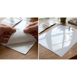 Papel Fotográfico Brillante Adhesivo Stiker 50 Hojas Tam A4 210X297 mm